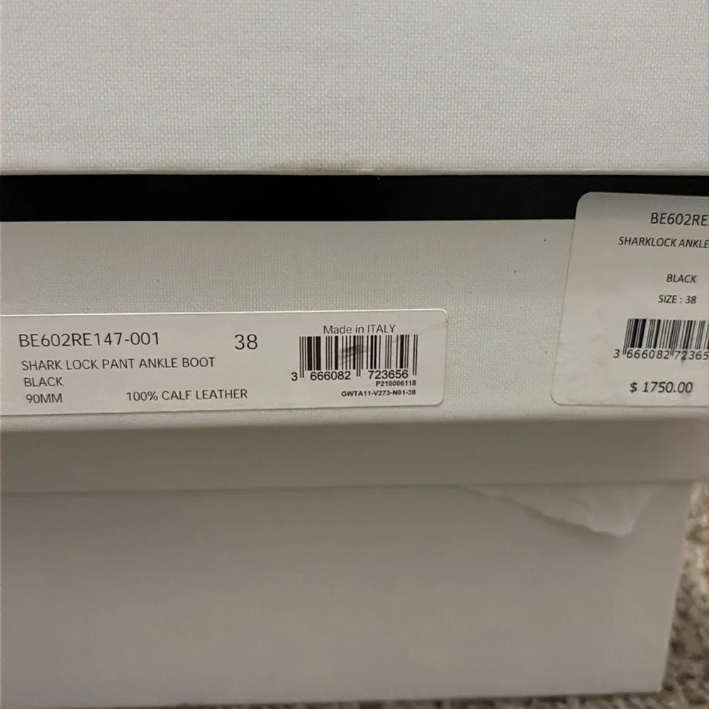 Givenchy Shark Lock Leather Boots - Picture 8 of 8